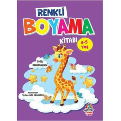 Renkli Boyama Kitabı 4-5 Yaş Türkan Ada Kömürcü