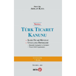 Notlu Türk Ticaret Kanunu...