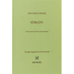 Sürgün - Antonio Negri