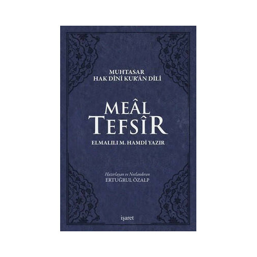 Meal Tefsir-Muhtasar Hak Dini Kur'an Dili Küçük Boy Elmalılı Muhammed Hamdi Yazır
