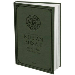 Kur'an Mesaji Meal-Tefsir Büyük Boy Mushaflı-Arapça Metinli Muhammed Esed