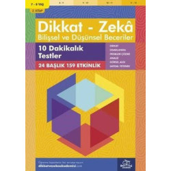Dikkat Zeka - Bilişsel ve Düşünsel Beceriler 7-8 Yaş 10 Dakikalık Testler 2. Kitap Alison Primrose
