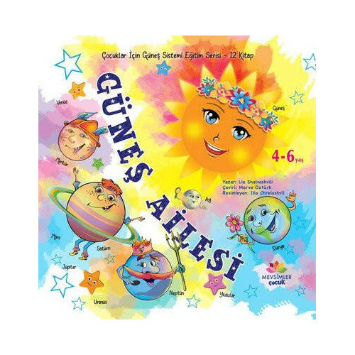 Çocuklar İçin Güneş Eğitimi Serisi Seti - 12 Kitap Takım Lia Shalvashvili