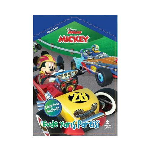 Disney Junior Mickey - Evde Yarış Partisi - Boyama Evi  Kolektif