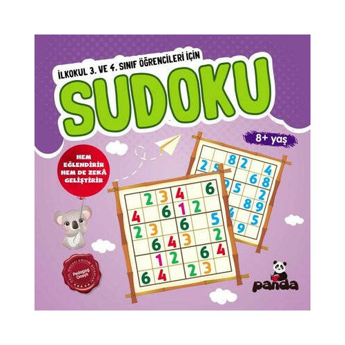 Sudoku 8 Yaş - İlkokul 3 ve 4. Sınıflar İçin  Kolektif