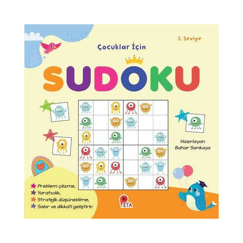 Çocuklar İçin Sudoku - 3.Seviye Bahar Sarıkaya