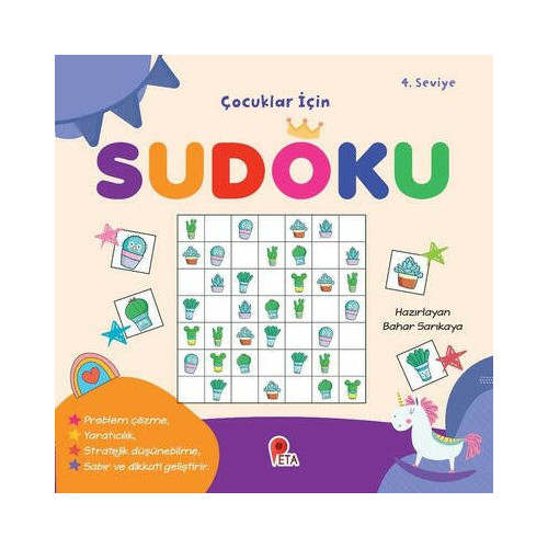Çocuklar İçin Sudoku - 4.Seviye Bahar Sarıkaya