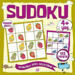 Çocuklar İçin Sudoku - Kes - Yapıştır 4+Yaş  Kolektif