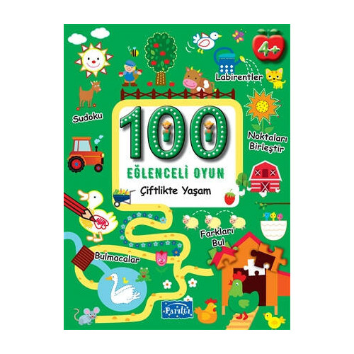 100 Eğlenceli Oyun - Çiftlikte Yaşam - Kolektif
