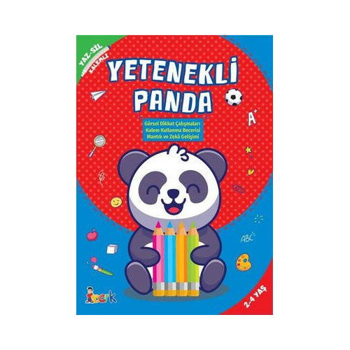 Yetenekli Panda - Yaz Sil 2-4 Yaş  Kolektif