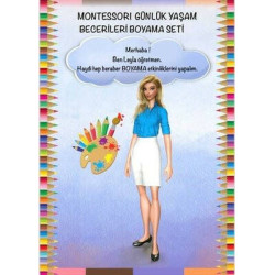 Montessori Günlük Yaşam Becerileri Boyama Seti Leyla Öztürk