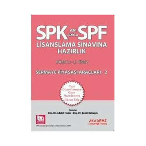 SPF Lisanslama Sınavlarına Hazırlık Düzey 2-3 Sermaye Piyasası Araçları - 2 Mahmut Ceylan
