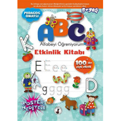 ABC Alfabeyi Öğreniyorum Etkinlik Kitabı 5+ Yaş  Kolektif