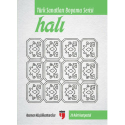Halı - Türk Sanatları Boyama Serisi 20 Adet Kartpostal  Kolektif