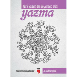 Yazma - Türk Sanatları Boyama Serisi 20 Adet Kartpostal  Kolektif