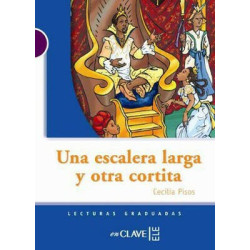Una Escalera Larga y Otra Cortita (LG Nivel-1) İspanyolca Okuma Kitabı Cecilia Pisos