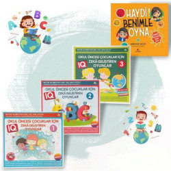 Çocuklar İçin Zeka Geliştiren Oyunlar - 4 Kitap Takım  Kolektif