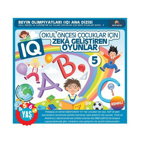 4-7 Yaş Okul Öncesi Çocuklar İçin IQ Zeka Geliştiren Oyunlar 5  Kolektif