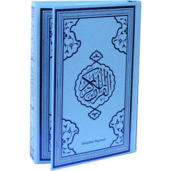 Kur'an-ı Kerim Bilgisayar Hattı 4 Renkli - Mavi  Kolektif