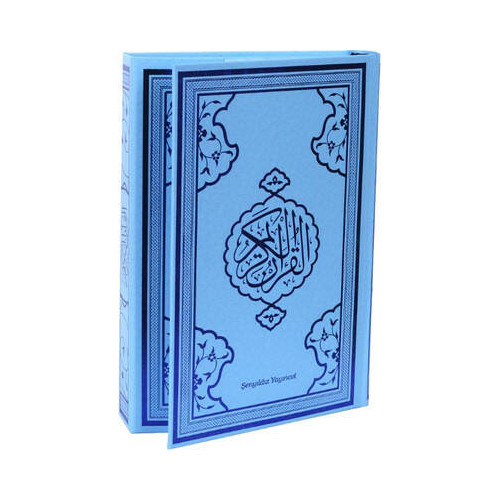 Kur'an-ı Kerim Bilgisayar Hattı 4 Renkli - Mavi  Kolektif