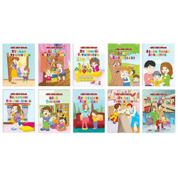 Mini Mini Bizler - Okul Öncesi Eğitici Hikaye Seti - 10 Kitap Takım  Kolektif
