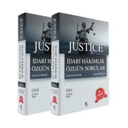 Justice İdari Hakimlik Özgün Sorular Seti-2 Cilt Takım Ümit Kaymak