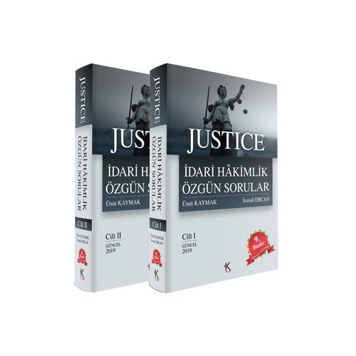 Justice İdari Hakimlik Özgün Sorular Seti-2 Cilt Takım Ümit Kaymak