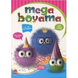 Mega Boyama-Renkli Örnekli Örneksiz Çizgi Çalışması  Kolektif