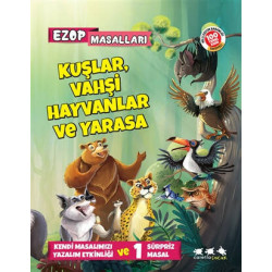 Kuşlar, Vahşi Hayvanlar Ve Yarasa - Ezop Masalları - E. Murat Yığcı
