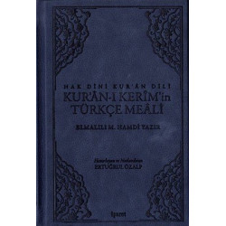 Kuran-ı Kerimin Türkçe Meali-Deri Cilt Elmalılı Muhammed Hamdi Yazır