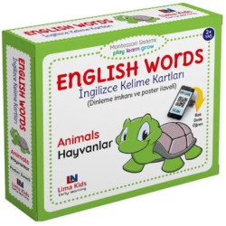 Animals - Hayvanlar - English Words - İngilizce Kelime Kartları  Kolektif