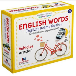Vehicles - Araçlar - English Words - İngilizce Kelime Kartları  Kolektif