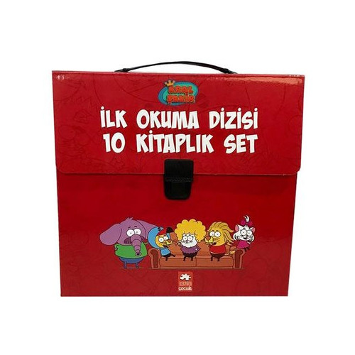 Kral Şakir Kırmızı Çanta İlk Okuma Seti-10 Kitap Takım Varol Yaşaroğlu
