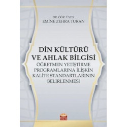 Din Kültürü ve Ahlak Bilgisi Emine Zehra Turan