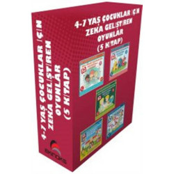 4-7 Yaş Çocuklar İçin Zeka Geliştiren Oyunlar (5 Kitap) - Kolektif