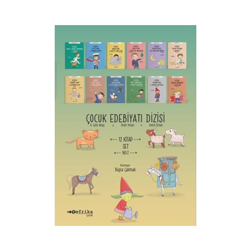 Çocuk Edebiyatı Seti 2 - 12 Kitap Takım A. Fatih Aktaş