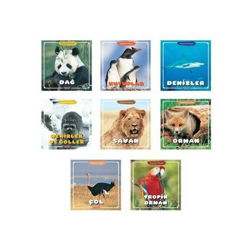 Hayvanlar Dünyası Serisi Seti - 8 Kitap Takım  Kolektif