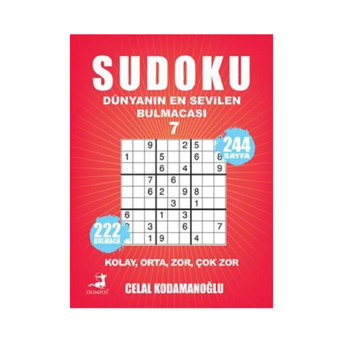 Sudoku 7-Dünyanın En Sevilen Bulmacası 7 Celal Kodamanoğlu