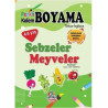 Sebzeler Meyveler - Renkli Kalem Boyama  Kolektif