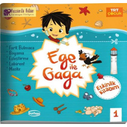 TRT Çocuk Ege ile Gaga Etkinlik Kitabım - 1  Kolektif
