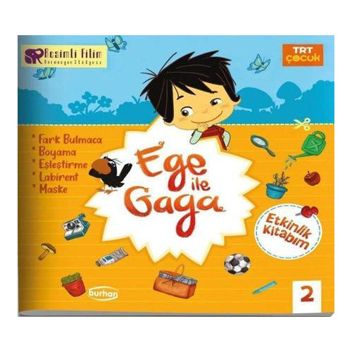 TRT Çocuk Ege ile Gaga Etkinlik Kitabım - 2  Kolektif