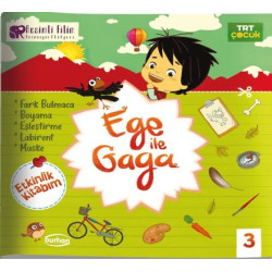 TRT Çocuk Ege ile Gaga Etkinlik Kitabım - 3  Kolektif