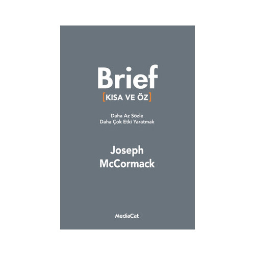 Brief - Kısa ve Öz Joseph McCormack