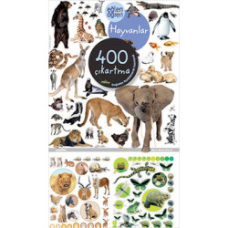 Eğlen Öğren Hayvanlar 400 Çıkartma  Kolektif