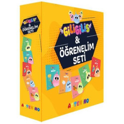 Giligilis ile Öğrenelim Seti - Eğitici Mini Karton Kitap Serisi  Kolektif