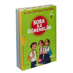 Bora ile Öğrenelim Öyküleri Seti - 8 Kitap Takım Ali Avcu