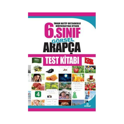 İmam Hatip Ortaokulu Müfredatın Uygun 6. Sınıf Görsel Arapça Test Kitabı Abdullah Özer