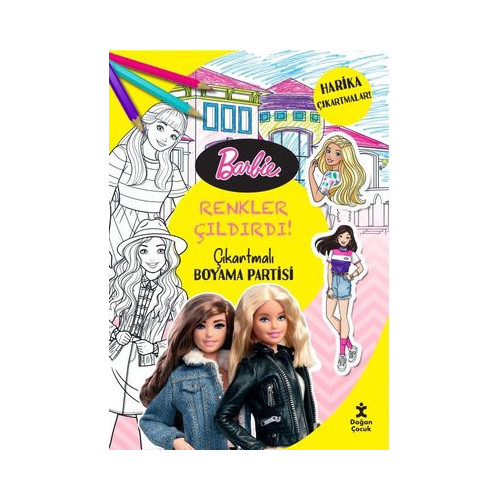 Barbie Renkler Çıldırdı! Çıkartmalı Boyama Partisi  Kolektif