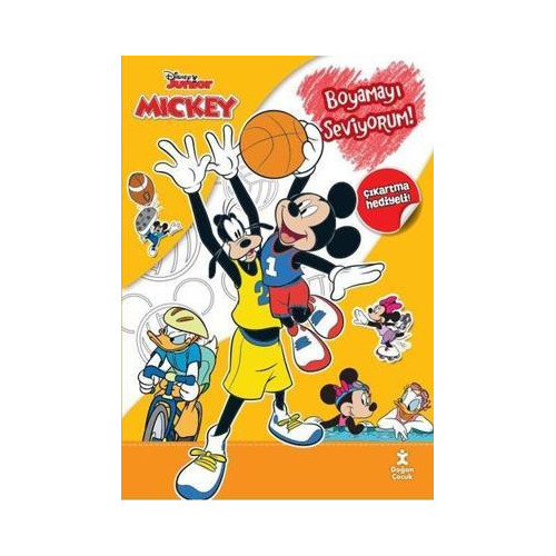 Disney Junior Mickey-Boyamayı Seviyorum! Çıkartma Hediyeli! Kolektif