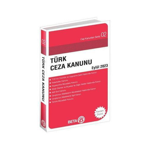Türk Ceza Kanunu Cep Serisi Eylül 2023 Kolektif